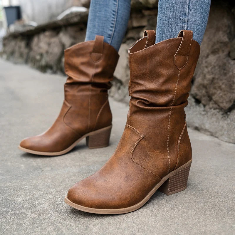 Cowgirl Wrinkle Boots